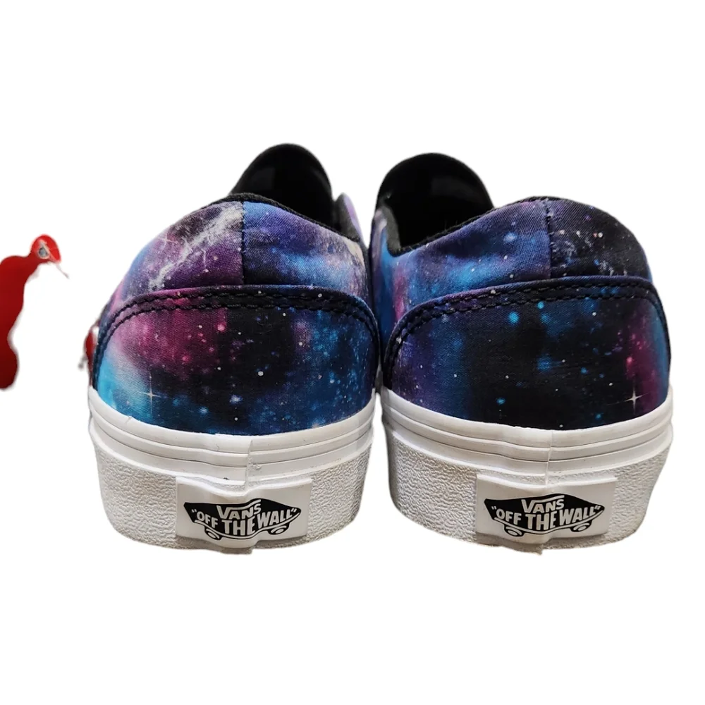 Vans Off The Wall Cosmic Cosmos Space Slip Ons Colorful Galaxy Sneakers 6